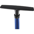 Kincrome Floor Hand Pump, 160PSI, Alloy Barrel, Presta/Schrader, Blue