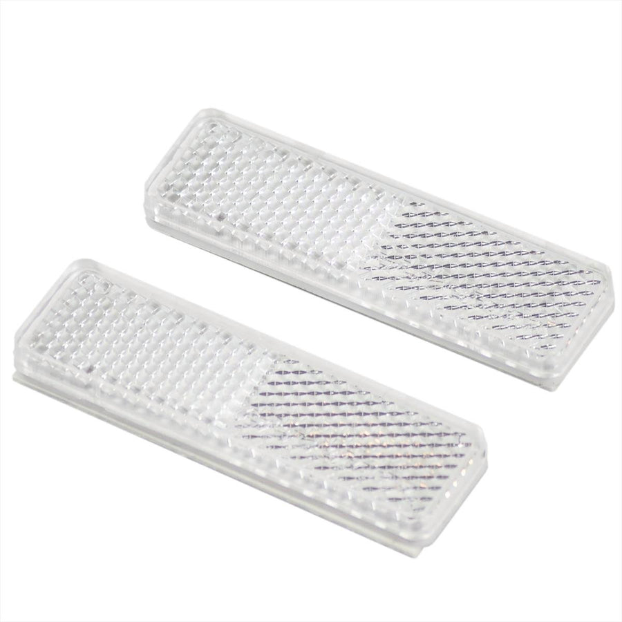 Goliath Clear Reflector - 70 x 25mm - Plastic - Self Adhesive - Easy Install - SuperSaverAU - view 1