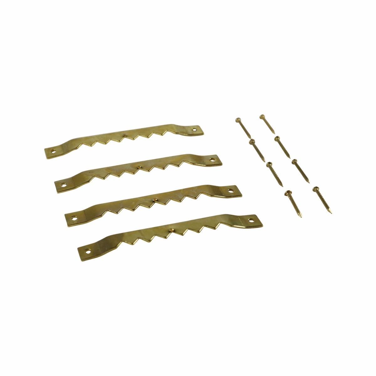 Everhang Picture Hanging Frame Claw - 4 Pack - Brass Plated - Easy Install - SuperSaverAU - view 1