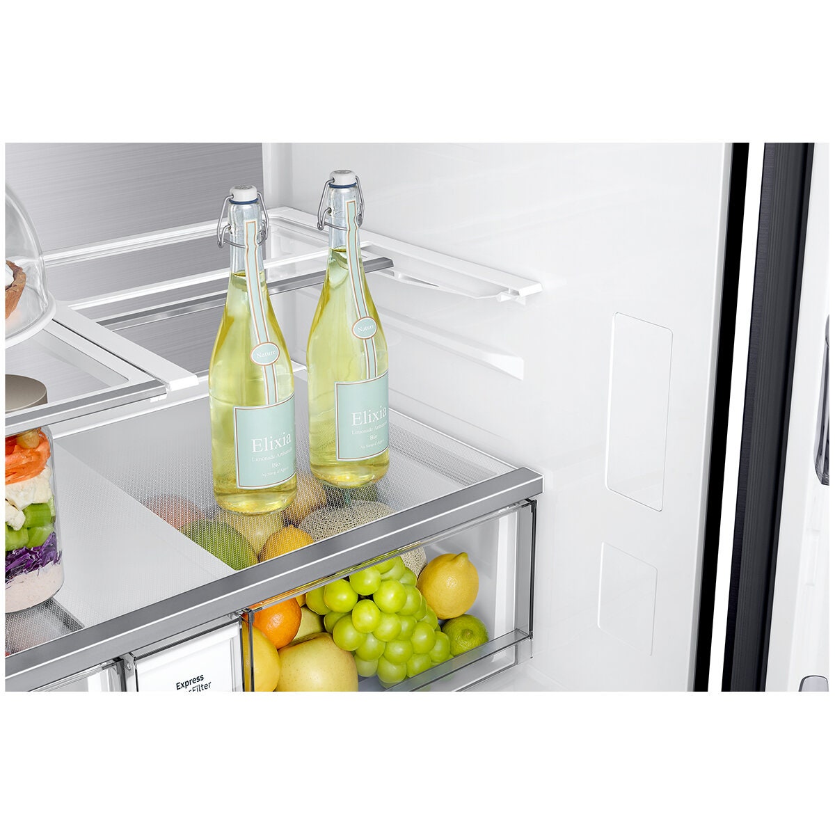 Samsung 809L AI Family Hub French Door Fridge - Matte Black, Dual Auto Ice Maker - SRF9800BFH