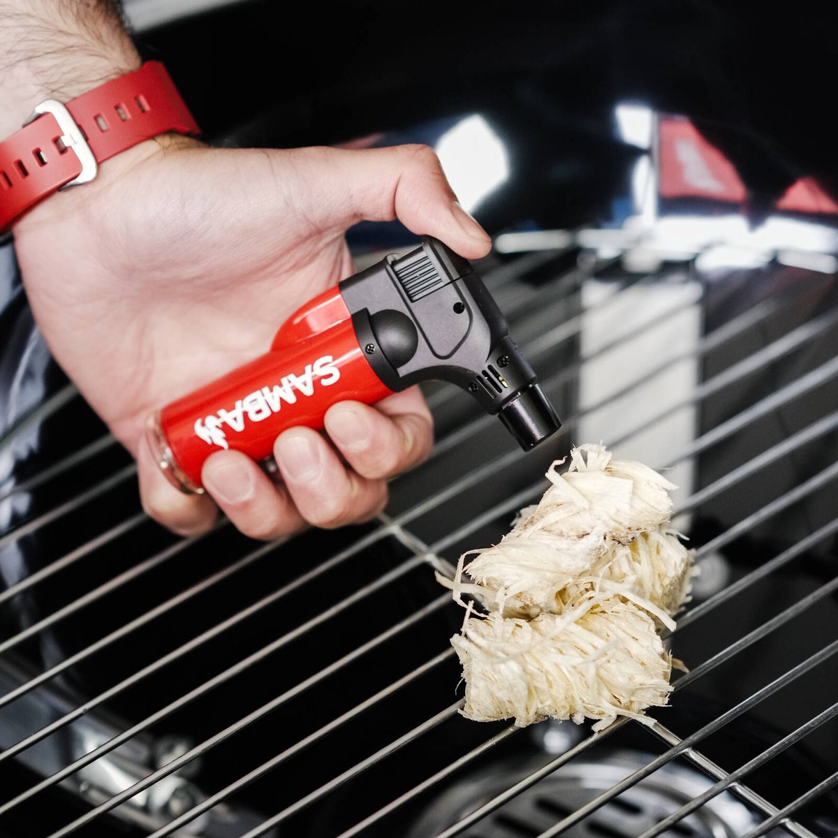 Samba Jet Flame Lighter - Compact Refillable - Windproof - Adjustable Flame - 1400°C