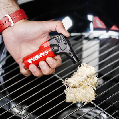 Samba Jet Flame Lighter - Compact Refillable - Windproof - Adjustable Flame - 1400°C