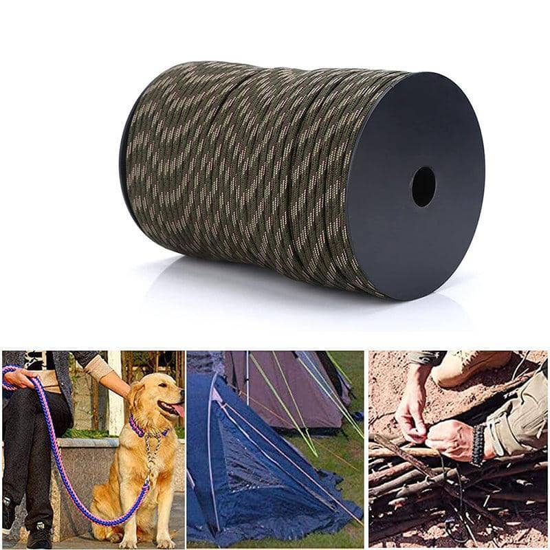 550 Paracord, 9 Strand Core, 100 m Roll - Black - view 5