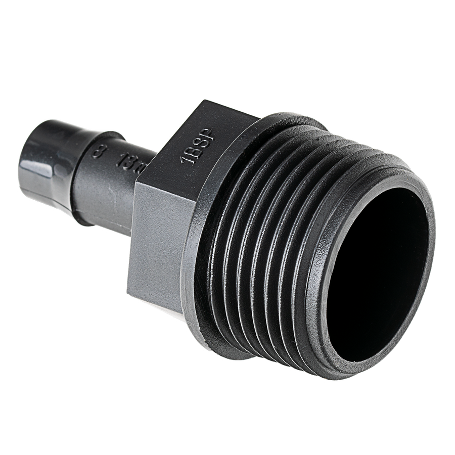 K-Rain Male Director 13mm x 25mm Bsp Thread 10 Pack - Black - SuperSaverAU - view 1