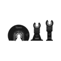 Kango 3 Piece Wood Multi Tool Blade Set - 95mm x 171mm - Efficient Cutting - SuperSaverAU - view 2