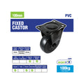 Easyroll 100mm Black PVC Castor 100kg Indoor Outdoor