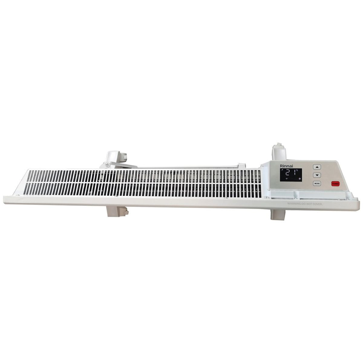 Rinnai 1500W Slimline Electric Panel Heater - Wi-Fi Smart Control, 24-Hour Timer, White - FEPH15WF