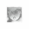 Kinetic 100mm Square Clear Out Floor Grate - Brass - Easy Access - SuperSaverAU - view 3