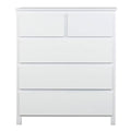 Ostro Furniture Sophia tallboy - white finish, rubberwood timber, supplied fully assembled - 20003010