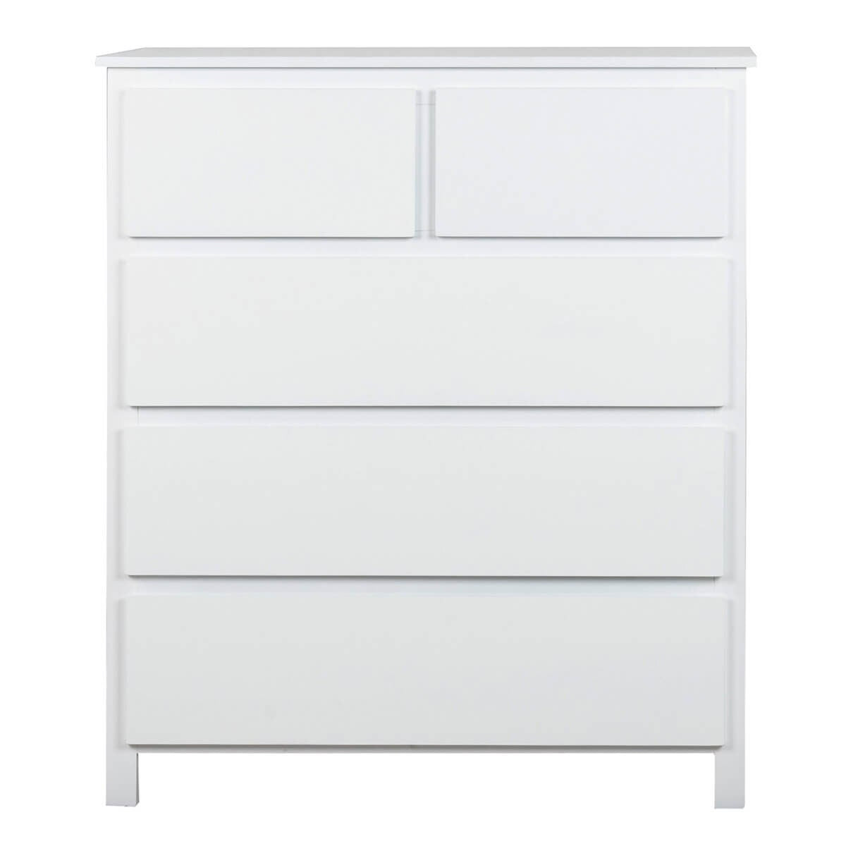 Ostro Furniture Sophia tallboy - white finish, rubberwood timber, supplied fully assembled - 20003010