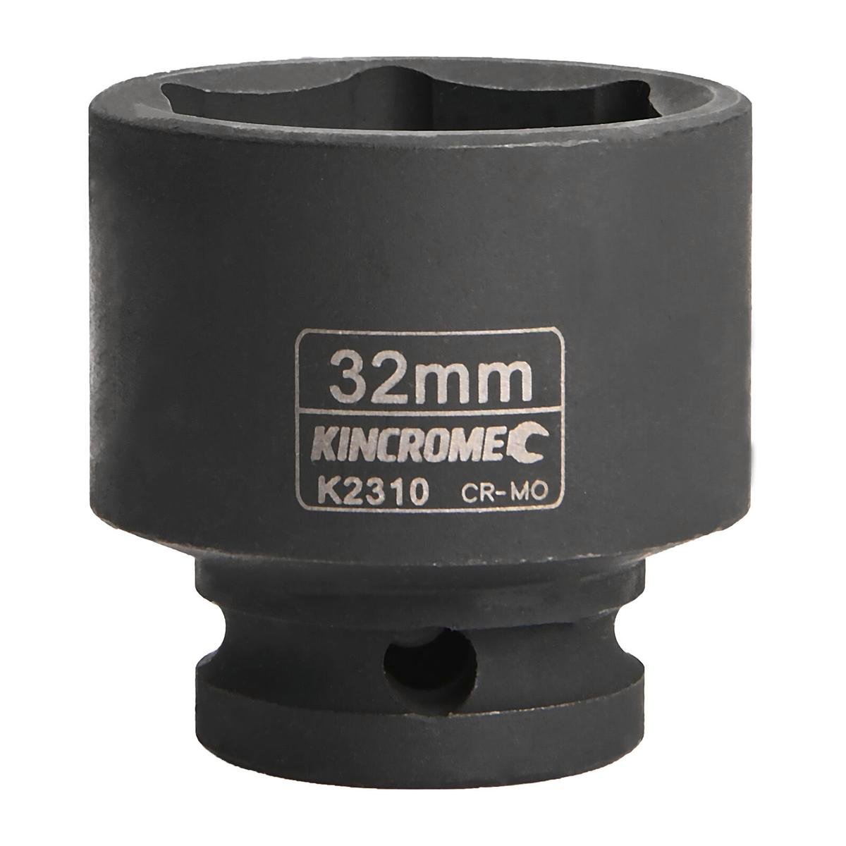 Kincrome 32mm Impact Socket Cr-Mo Steel Shallow Design Durable