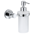 Tesa Loxx Soap Dispenser - Chrome Plated Metal - 127mm x 107mm x 170mm - SuperSaverAU - view 1