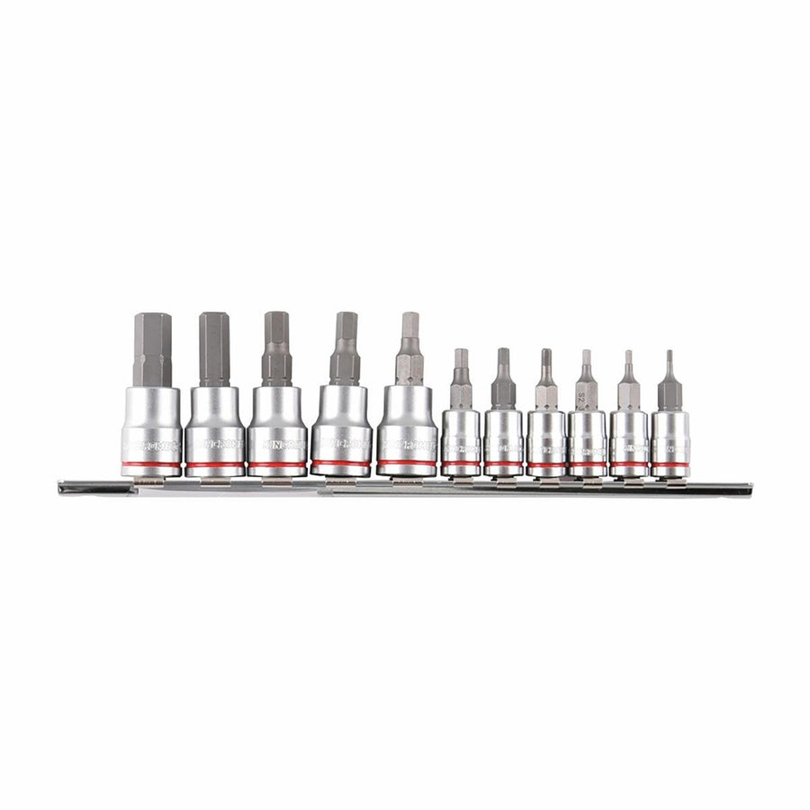 Kincrome 1/4" 3/8" Drive Imperial Hex Socket Set 11 Piece - Chrome Vanadium Steel - SuperSaverAU - view 1