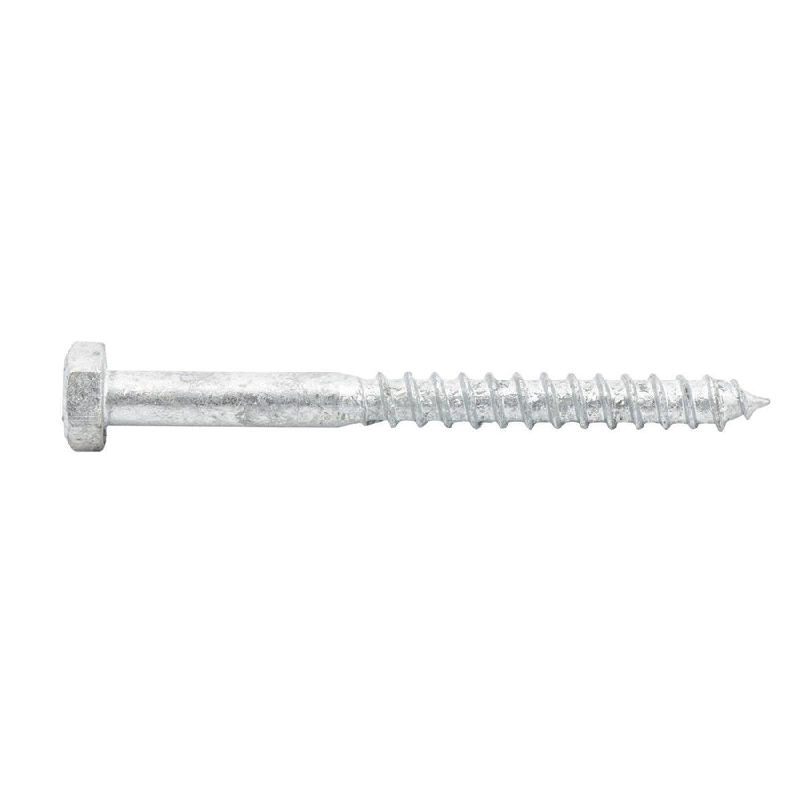 Zenith M8 x 90mm Hot Dipped Galvanised Hex Head Coach Screw Each - SuperSaverAU - view 1