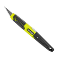 Ryobi Quick Change Hobby Knife with 3 Blades & Slide-Switch Blade Change