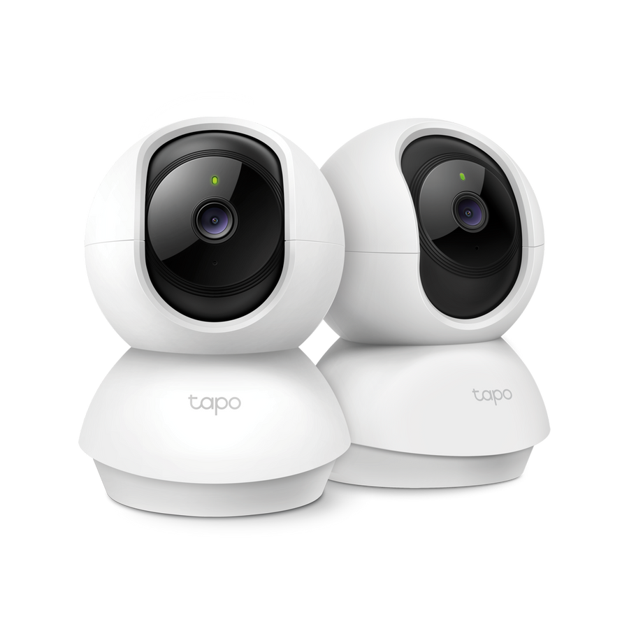 TP-Link Tapo C210 3MP Pan Tilt Home Security Wi-Fi Camera 2 Pack - 360º View - Night Vision - Two-Way Audio - SuperSaverAU - view 1