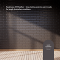 Taubmans 4L All Weather Exterior Paint - Dark Semi Gloss - Mould Resistant - SuperSaverAU - view 4