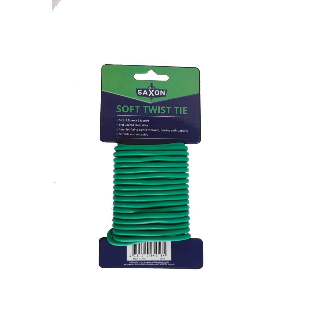 Saxon Soft Twist Tie - 5m - Steel Wire - Durable and Reusable - SuperSaverAU - view 1