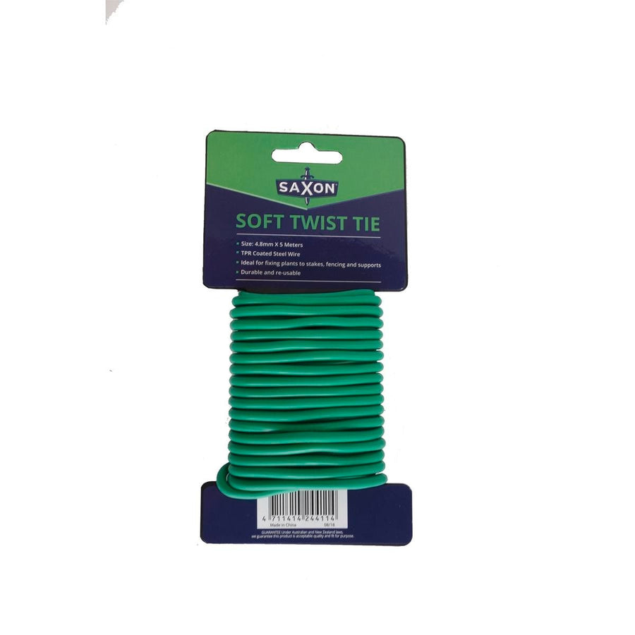Saxon Soft Twist Tie - 5m - Steel Wire - Durable and Reusable - SuperSaverAU - view 1