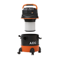 AEG Dual 18V 20L Cordless Wet & Dry Dust Extractor Skin AP218E2-0