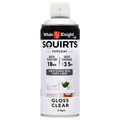 White Knight Squirts Clear Gloss Spray Paint 310g Durable Finish - SuperSaverAU - view 1