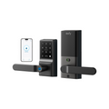 Eufy C33 Fingerprint Keyless Smart Lever Door Lock - Black, WiFi App Control, T85L0C11