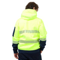 Citeco Yellow Hi Vis Taped Hoodie - Men's Reflective Polyester, Medium