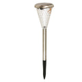 Lytworx 24904 Colour Changing LED Solar Stake Light - Stainless Steel & Glass Lens - Outdoor