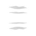Lugna White 4 Shelf Corner Insert Kit 900 x 580mm - Modular Storage Solution - SuperSaverAU - view 1