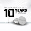 Energizer CR2025 3V Lithium Coin Battery 6 Pack