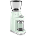 Smeg 50's retro style coffee grinder - pastel green - 30 grind levels - 350g hopper - CGF01PGAU