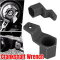 55mm Crankshaft Pulley Holding Tool Black Steel for Engine Timing Belt Repair