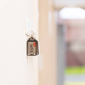 Taskmaster Black Key Tags with Paper Inserts 56 x 29 x 6mm - 50 Pack