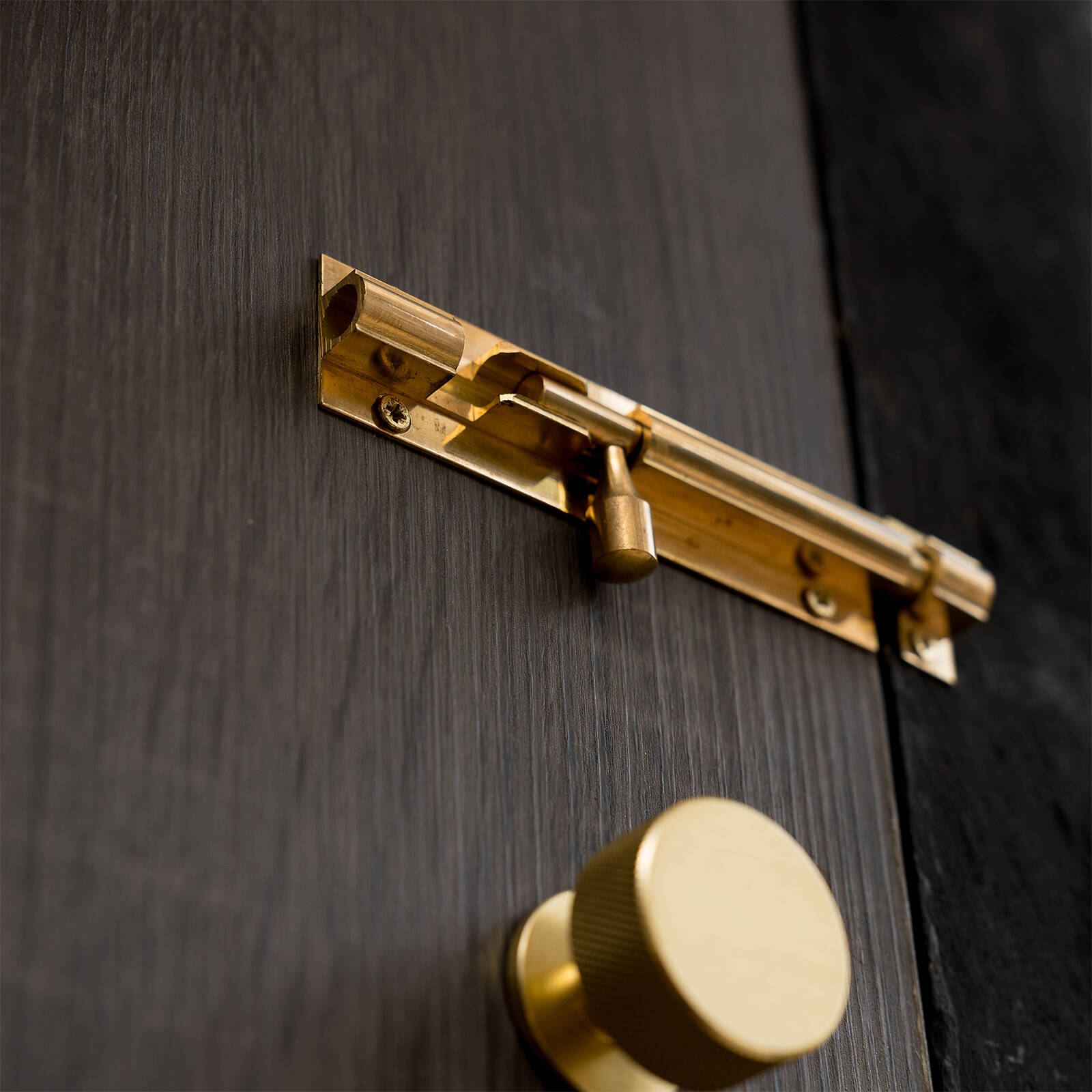 Taskmaster 100mm Polished Brass Barrel Bolt