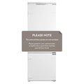 Husky 403L Integrated Bottom Mount Fridge - White, Reversible Door, Tempered Glass Shelves - HUS403INBM1
