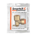 SmarteX-COPPER 20 x 20mm Push-Fit Female Lugged Elbow - Lead Free Brass
