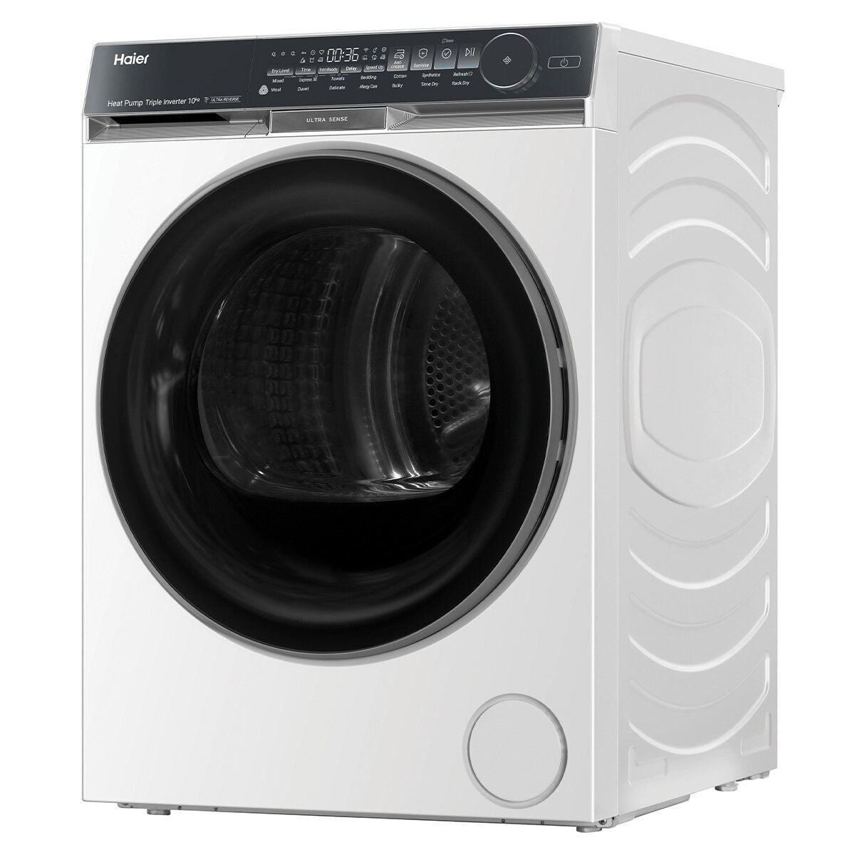 Haier 500 Series 10kg Heat Pump Dryer - White, 10 Star Energy Rating, Reverse Tumbling - HDHP10DW1