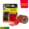 Croc Grip 2m x 48mm Red DOT C2 Highly Reflective Tape