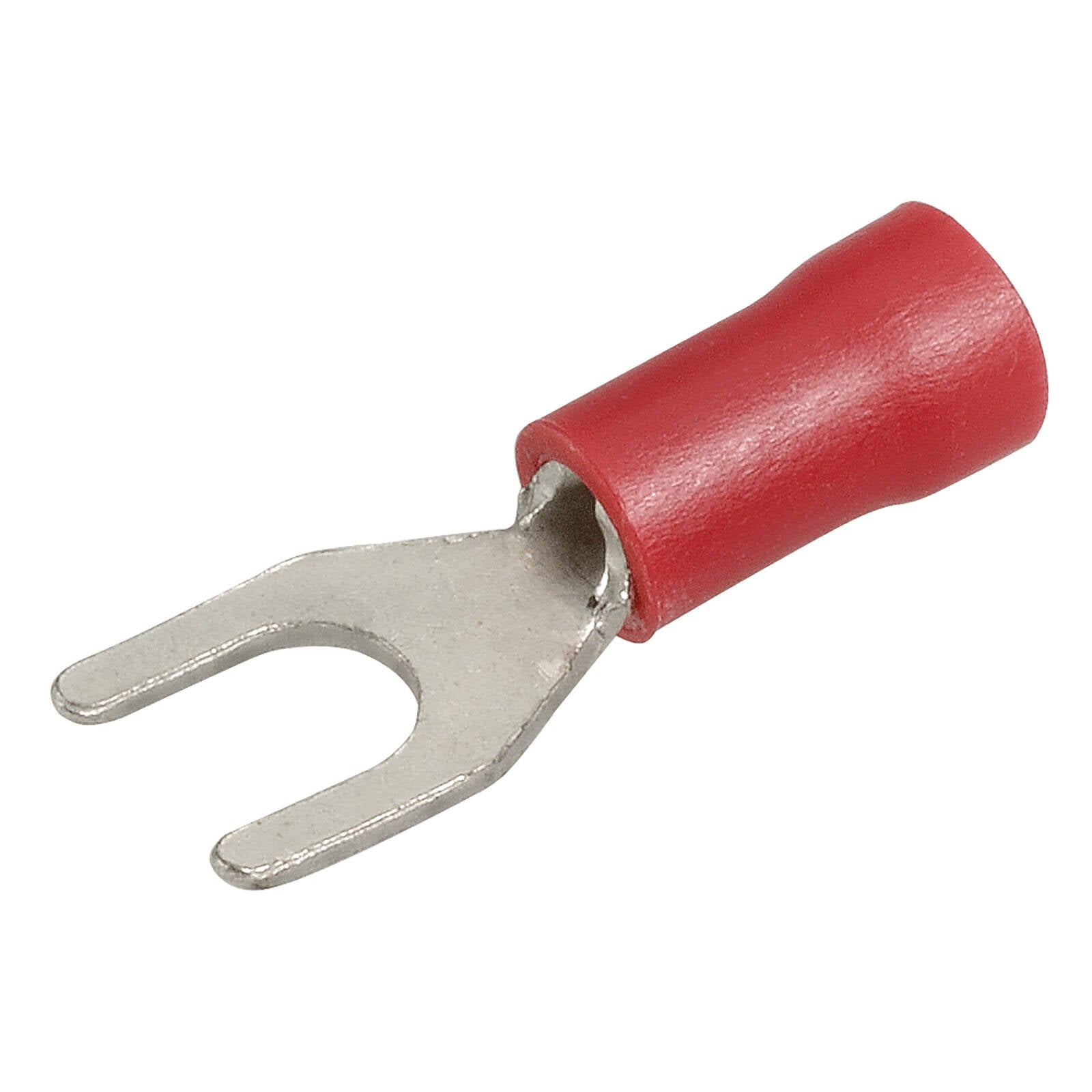 Narva Red Flared Vinyl Insulated Spade Terminal 2.5-3mm / 4.3mm (5/32") - 21 Pack