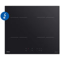 Haier 60cm low current induction cooktop - 19.7A - black ceramic glass - boost function - HCI604TPB3
