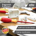 Wiha 5 Piece Insulated VDE Screwdriver Set Slotted and Phillips Red/Yellow