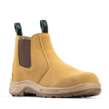 Bata Industrials Wheat Meteor Pull On Safety Boot UK Size 9 - Steel Toe - Slip Resistant - Durable Leather - SuperSaverAU - view 1