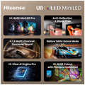 Hisense 85 Inch U85 ULED MiniLED Pro 4K Smart TV - 165Hz, Anti-Reflection Screen - 85U85AU