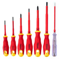 Trojan 7 Piece VDE Screwdriver Set - Insulated Handles - Red and Black - SuperSaverAU - view 1