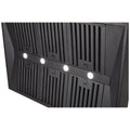 Schweigen 120cm Wall Mounted BBQ Rangehood - Black, 3000m³/h, 4 Speeds, Touch Controls - CL8912BSP2KIT