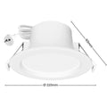 Arlec 9W Smart LED Downlight - 720lm - RGB & CCT - 92mm Cutout - Indoor Use - SuperSaverAU - view 4