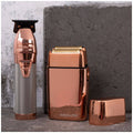 BaBylissPRO Duo Foil Shaver and Outliner Trimmer - Rose Gold - 7200rpm Brushless Motor - 900863