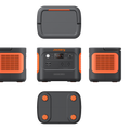 Jackery Explorer 1000 Plus Portable Power Station, 1264Wh, 2000W, Black