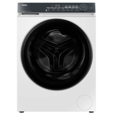 Haier 9.5kg Front Load Washing Machine - White, Steam Refresh, Woolmark Certified Care - HWFS95NW1