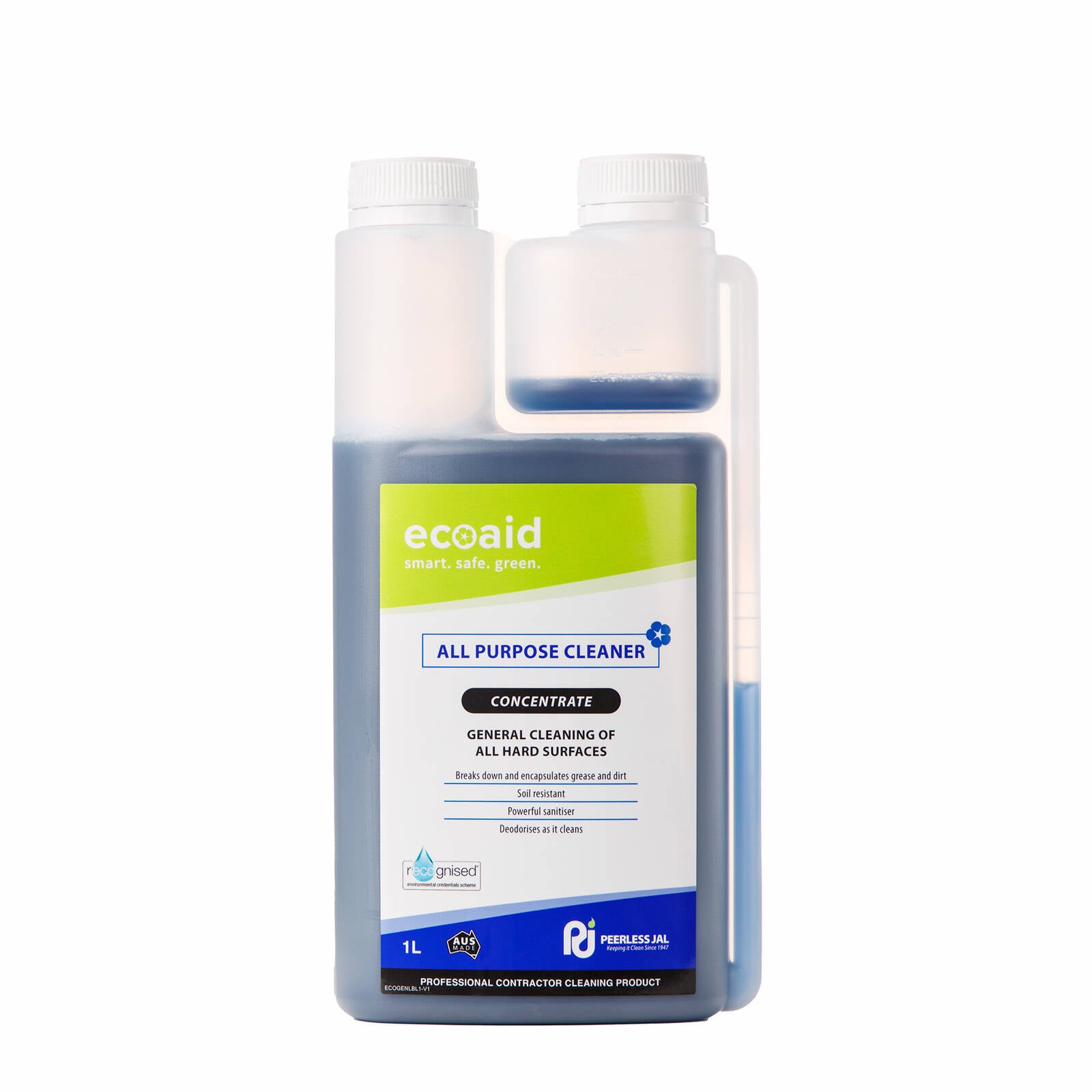 Peerless JAL Ecoaid General All Purpose Cleaner 1L Concentrate